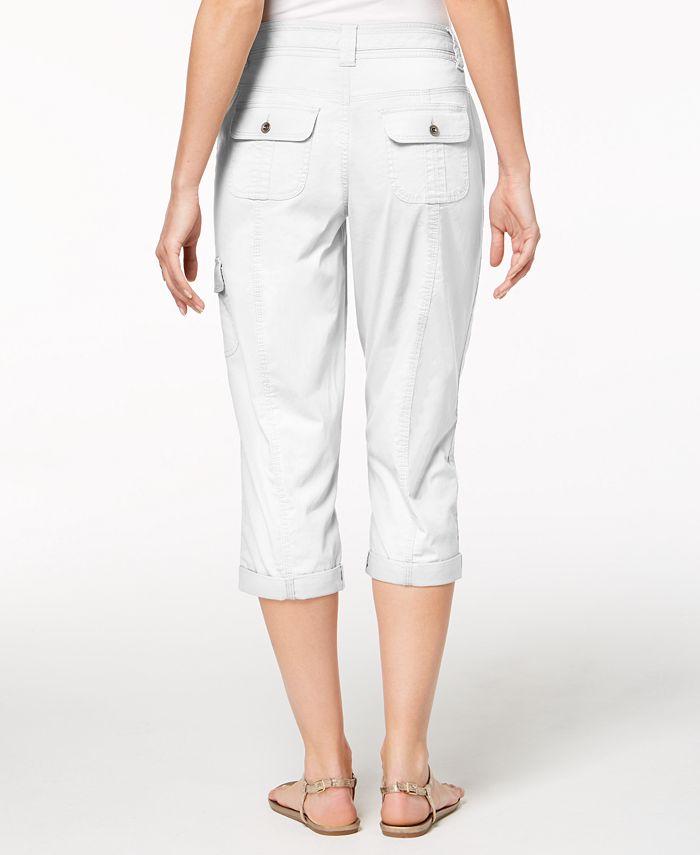 Style & Co Petite Cargo Capris, Created for Macy's - Macy's