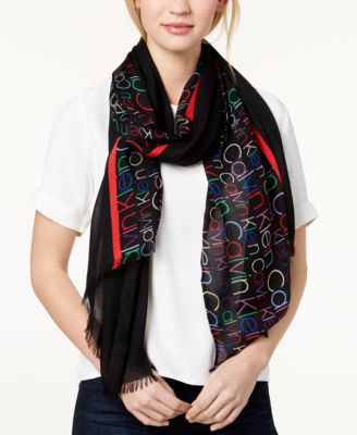 Calvin Klein - Multicolor Logo Scarf