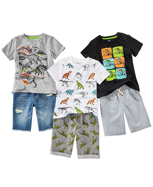 Epic Threads Dino Graphic Print T Shirt Shorts Separates
