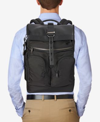 Tumi Men's Alpha Bravo London Roll-Top Backpack - Macy's