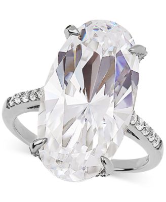 Arabella - Swarovski Zirconia Statement Ring in Sterling Silver