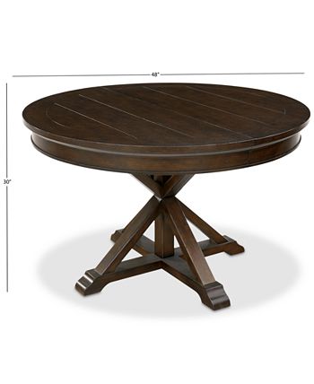 Furniture Baker Street Round Expandable, Round Dining Table Hawaii