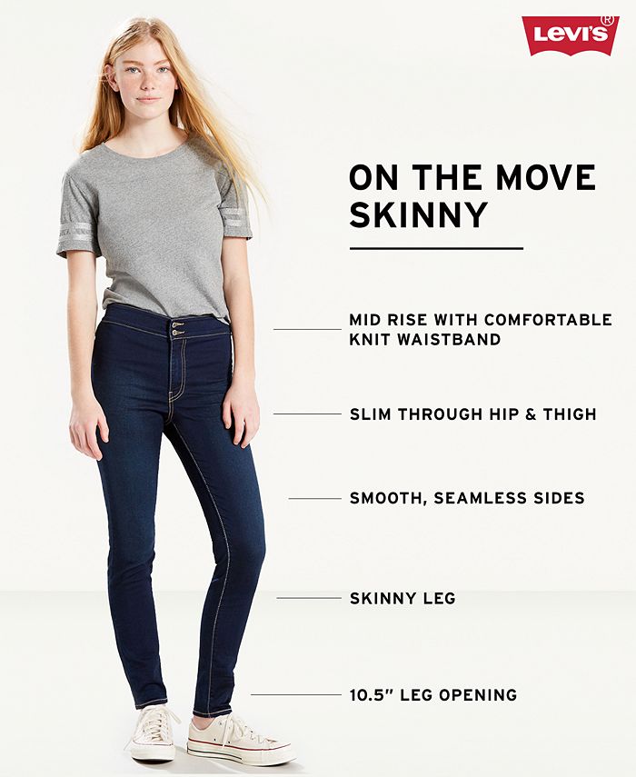 Levi's On The Move Skinny Jeans - Macy's