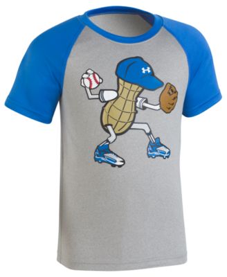 boys under armour baseball shirt