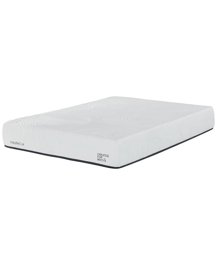 Macybed Lux Barton 10" Cushion Firm Memory Foam Mattress Set Queen