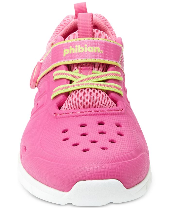 Stride Rite Made2Play Phibian Light-Up Water Shoes, Little Girls - Macy's