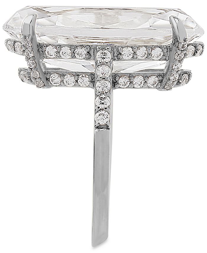 Arabella Swarovski Zirconia Statement Ring in Sterling Silver Macy s