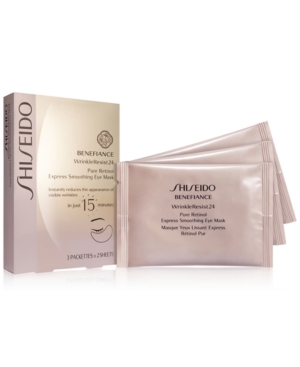 UPC 726508961093 product image for Shiseido Benefiance WrinkleResist24 Pure Retinol Express Smoothing Eye Mask | upcitemdb.com
