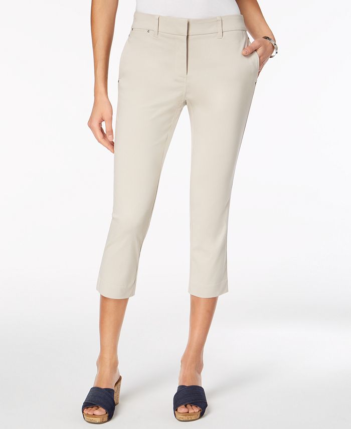 Style & Co Straight-Leg Capri Pants, Created for Macy's & Reviews 