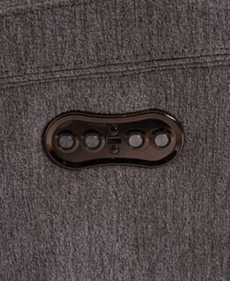 Stellarae Fabric Power Recliner with USB, Created for Macy's