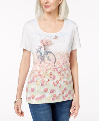 Karen Scott - Embellished T-Shirt