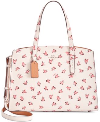 Coach charlie carryall floral sale