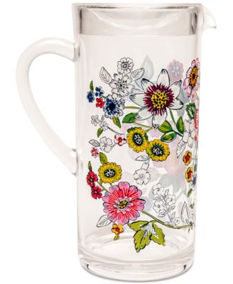 Vera Bradley - Coral Floral Acrylic Pitcher