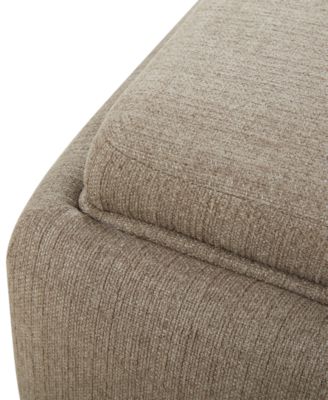 Jollene Fabric Storage Cocktail Ottoman