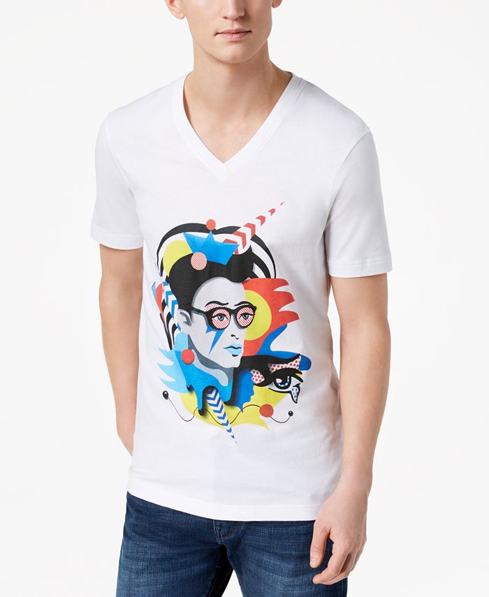 Armani exchange street art t shirt store