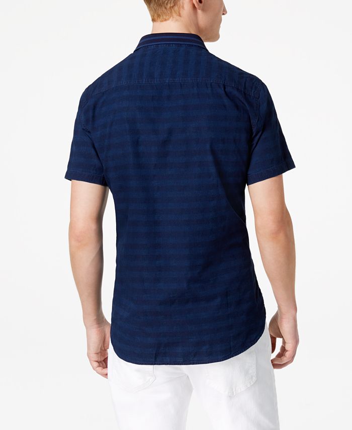 A|X Armani Exchange Men's Stripe Pocket Shirt - Macy's