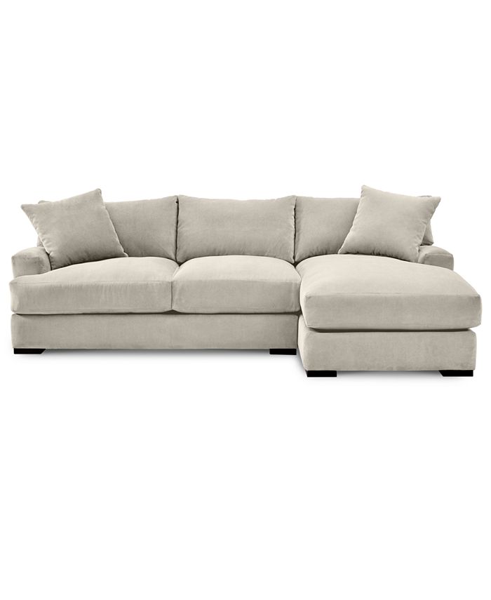 Furniture Rhyder 2Pc. Fabric Sectional Sofa with Chaise, Created for