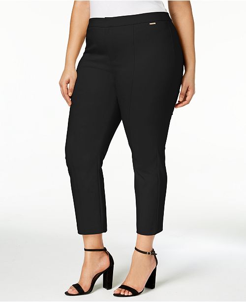 Charter Club Plus Size Skinny Ankle Pants, Created for Macy's & Reviews