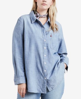 levi's boyfriend fit shirt