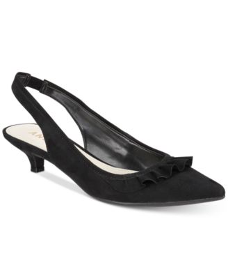 anne klein low heel pumps