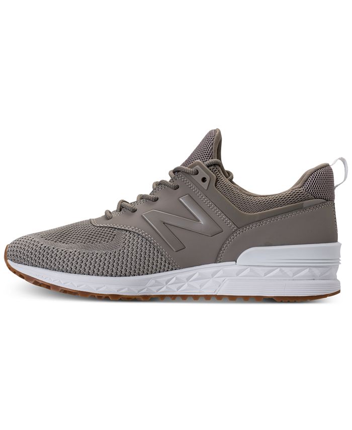 New Balance Men's 574 Sport Knit Casual Sneakers from Finish Line ...