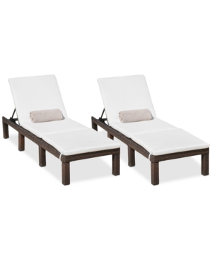 NOBLE HOUSE WELLINGTON OUTDOOR CHAISE LOUNGE (SET OF 2)