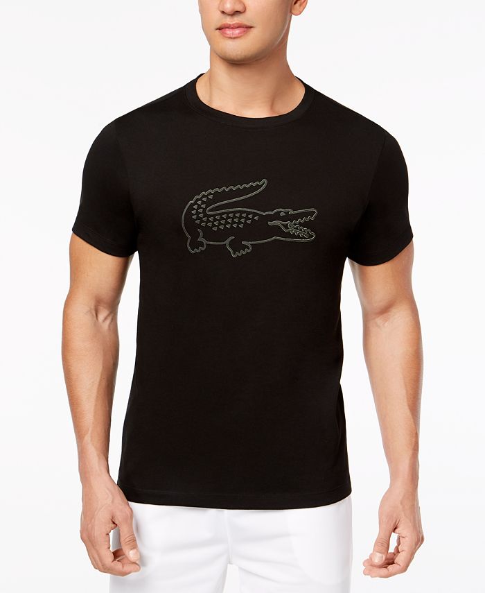 Lacoste Men's Neon Croc Logo-Print T-Shirt - Macy's