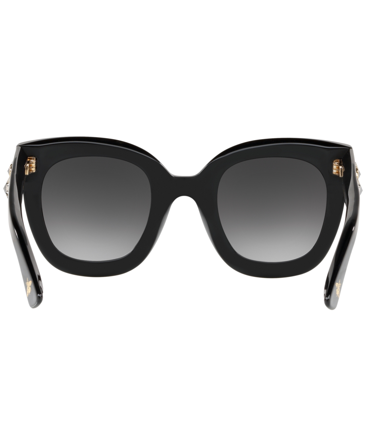 Gucci Black Black Grey Acetate Sunglasses In Brown