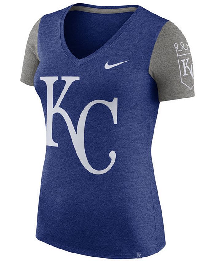 Nike Kansas City Royals Authentic Collection T-Shirt Mens Small Blue  Dri-Fit