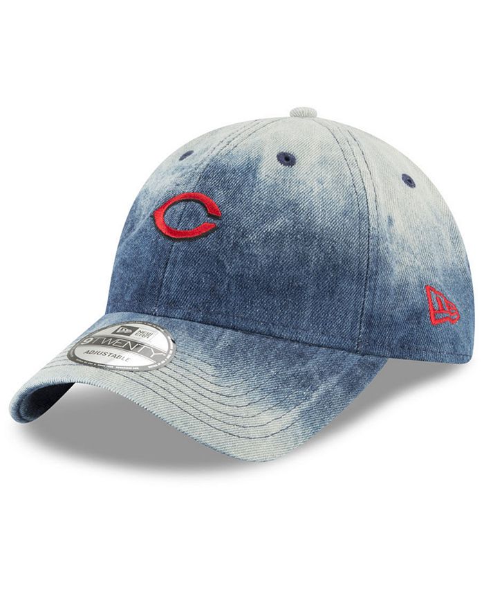 Cincinnati Reds DENIM Fitted Hat by New Era - navy