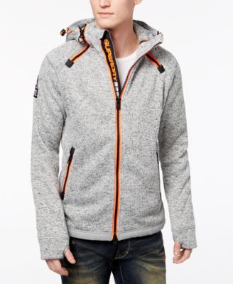 superdry double zip through hoodie