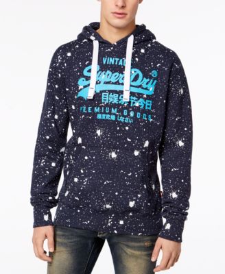 superdry paint splatter hoodie