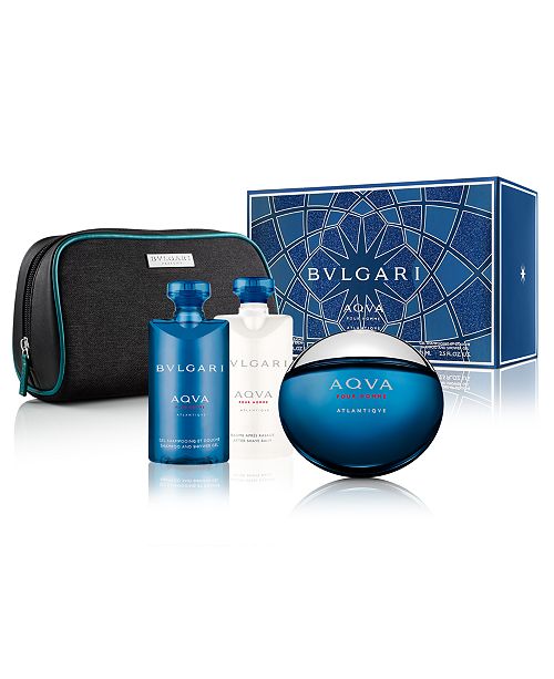 Bvlgari Men S Aqva Pour Homme Atlantique 4 Pc Gift Set Reviews