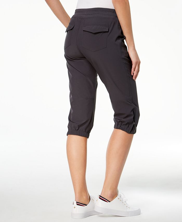 Tommy Hilfiger Zip-Detail Cargo Capri Pants, Created for Macy's ...