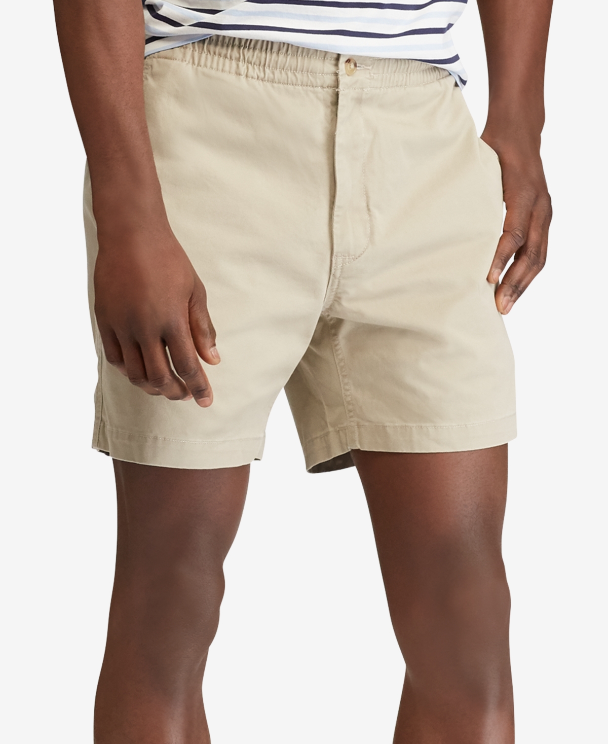Polo Ralph Lauren Men's 6-inch Classic-fit Polo Prepster Shorts In Khaki Tan