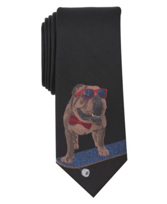 Bar III - Men's Cruising Bulldog Tie