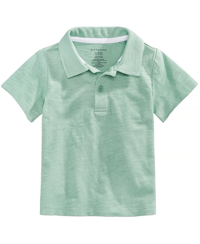 First Impressions Cotton Polo, Baby Boys, Created for Macy's Macy's