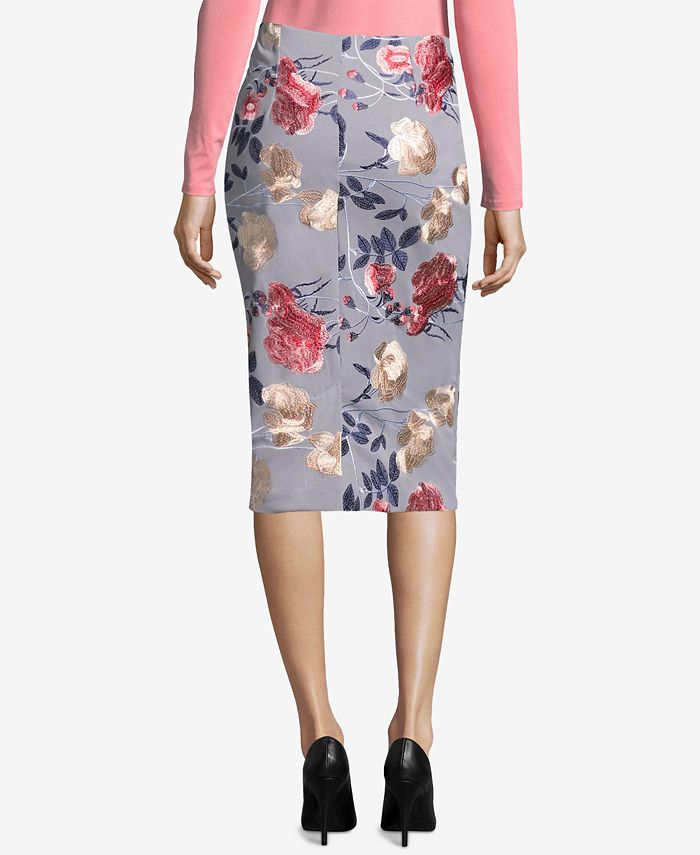 ECI Embroidered Pencil Skirt & Reviews - Skirts - Women - Macy's
