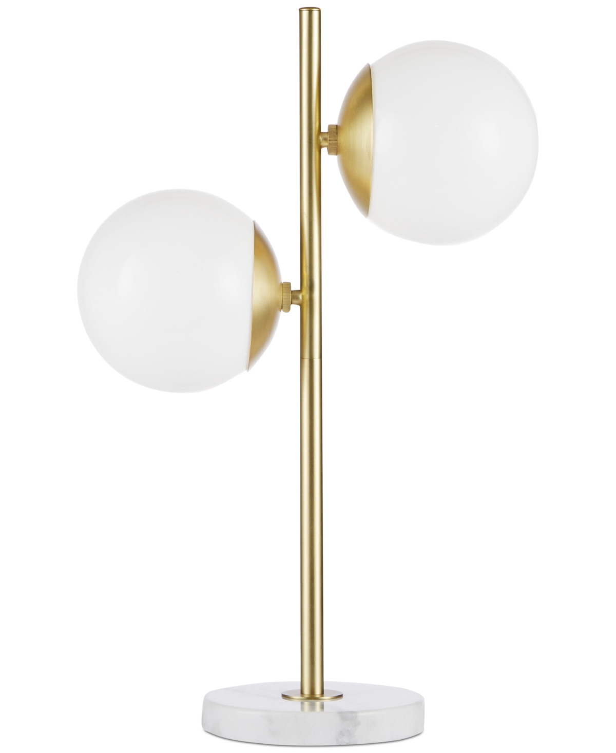 Ink+ivy Holloway Table Lamp In White,gold
