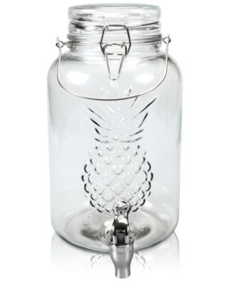 Home Essentials - Pineapple Bail & Trigger 1-Gallon Glass Beverage Dispenser
