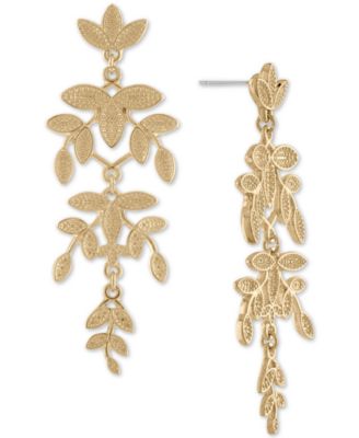 gold chandelier earrings
