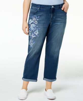 macys plus size boyfriend jeans