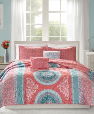 Intelligent Design Loretta 5-Pc. Full/Queen Reversible Coverlet Set Bedding