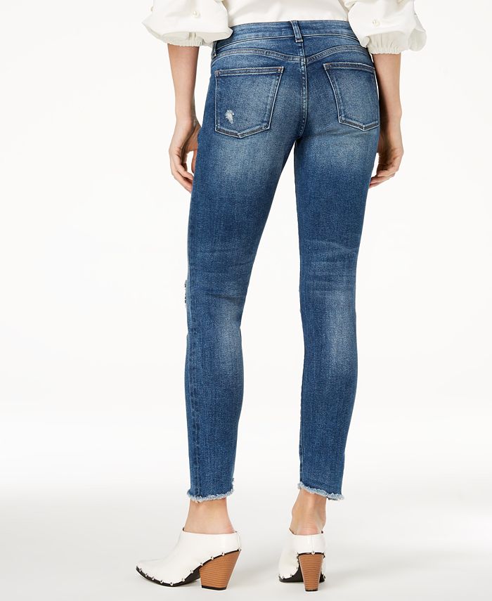 DL 1961 Florence Ripped Cropped Skinny Jeans - Macy's