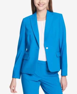 calvin klein 2 button blazer