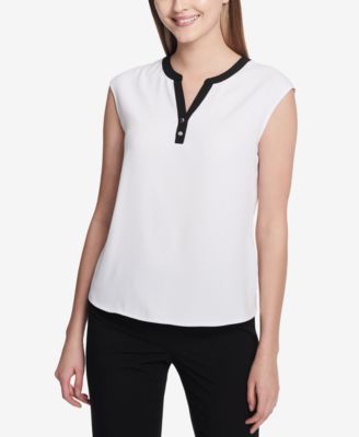 Calvin Klein - Contrast-Trim Top