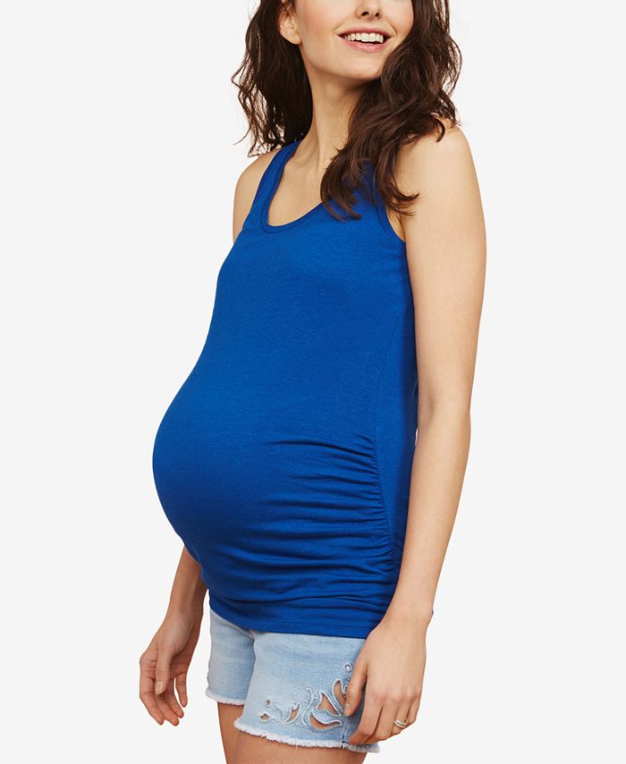 Motherhood Maternity Embroidered Denim Shorts Macy's