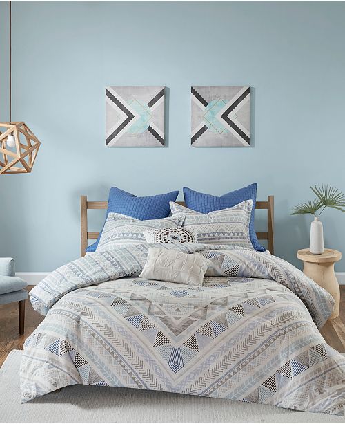 Urban Habitat Rochelle Cotton Reversible 7 Pc King California