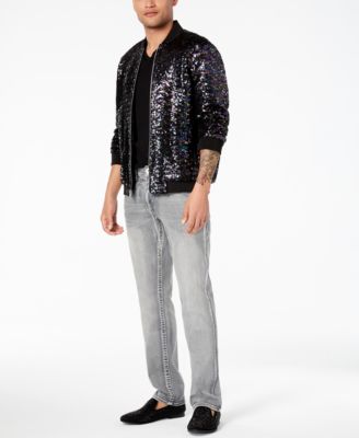 mens sequin jeans