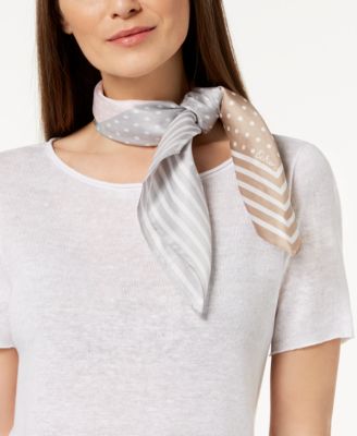 Echo - Dotty Silk Square Scarf